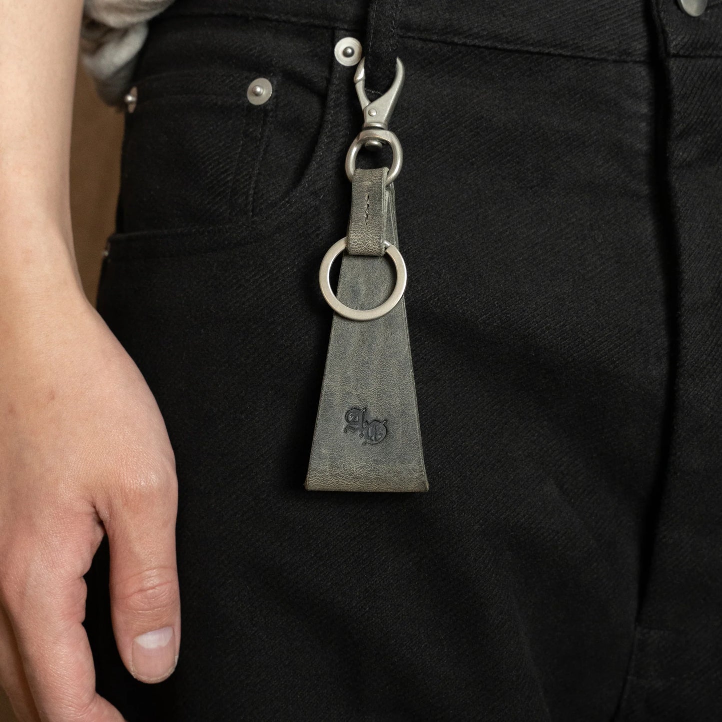 Grey Horse Culatta Triada Keychain