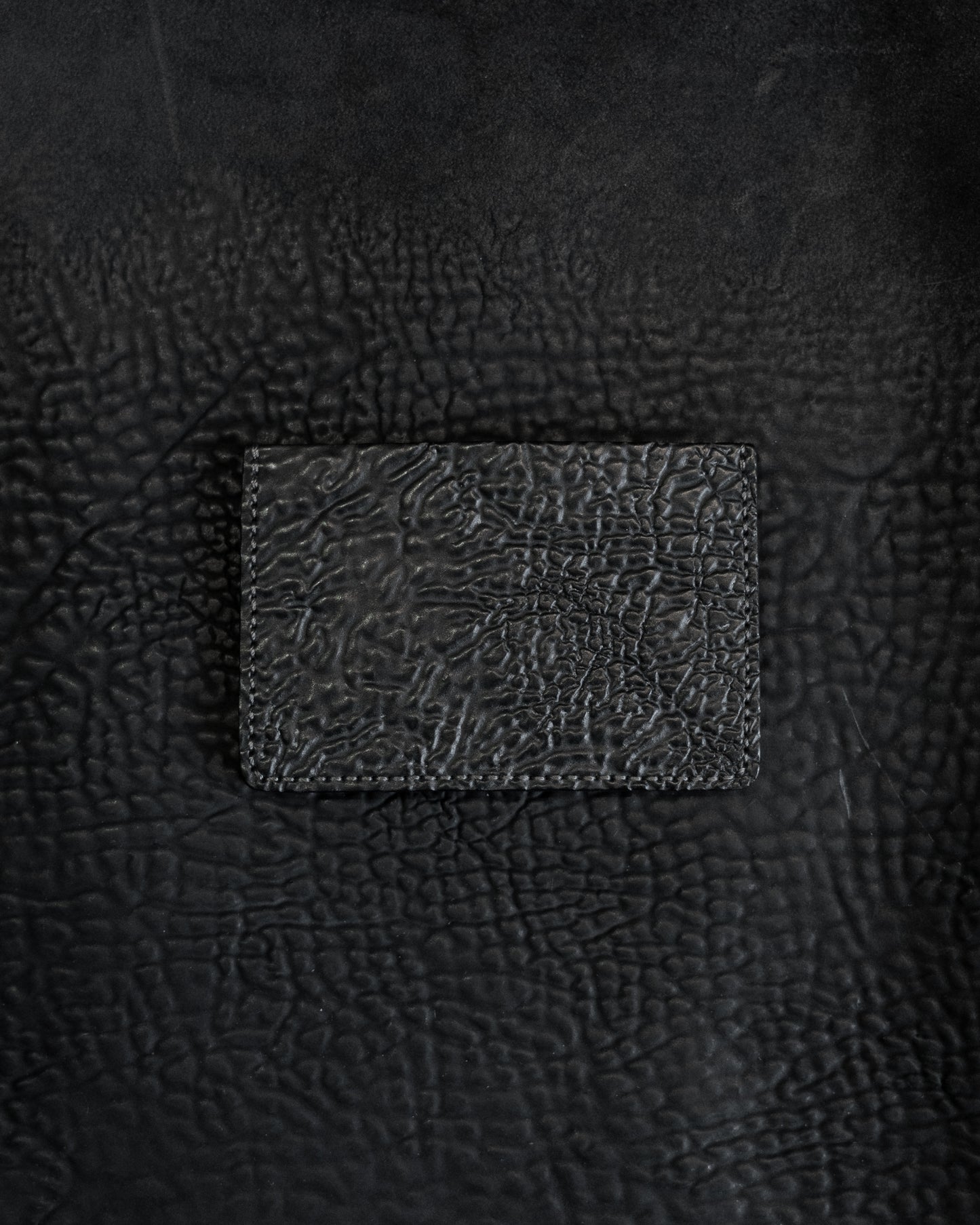 Black Culatta Horse Leather Luz Card Holder
