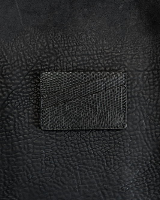 Black Lizard Luz Card Holder