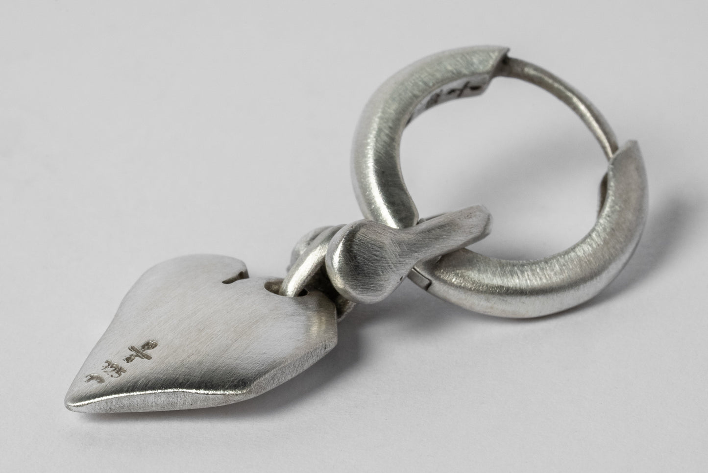 Jazz's Solid Heart Earring (Extra Small, 0.2 CT, Ruby Slice, MA+RUB) Z2335-2-MA+RUB