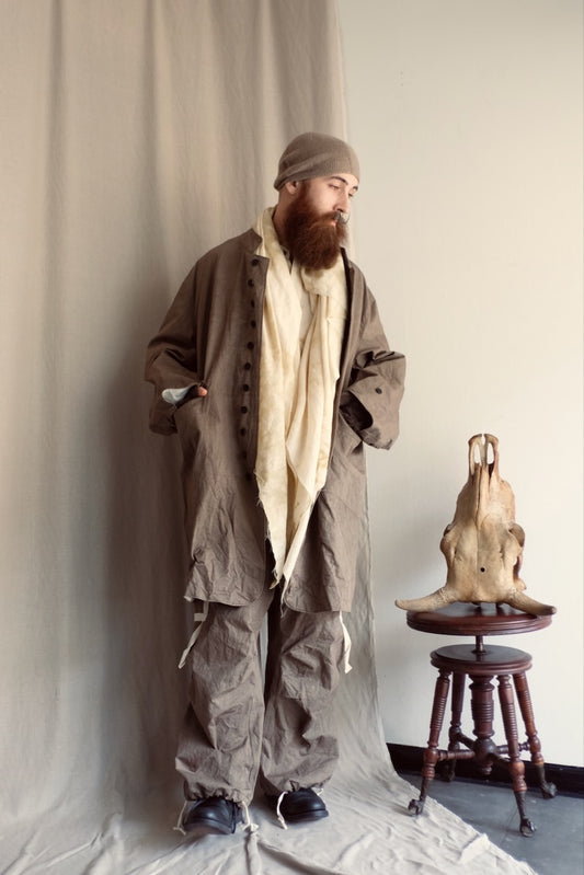 Dust Cotton Twill Military Drawstring Pant