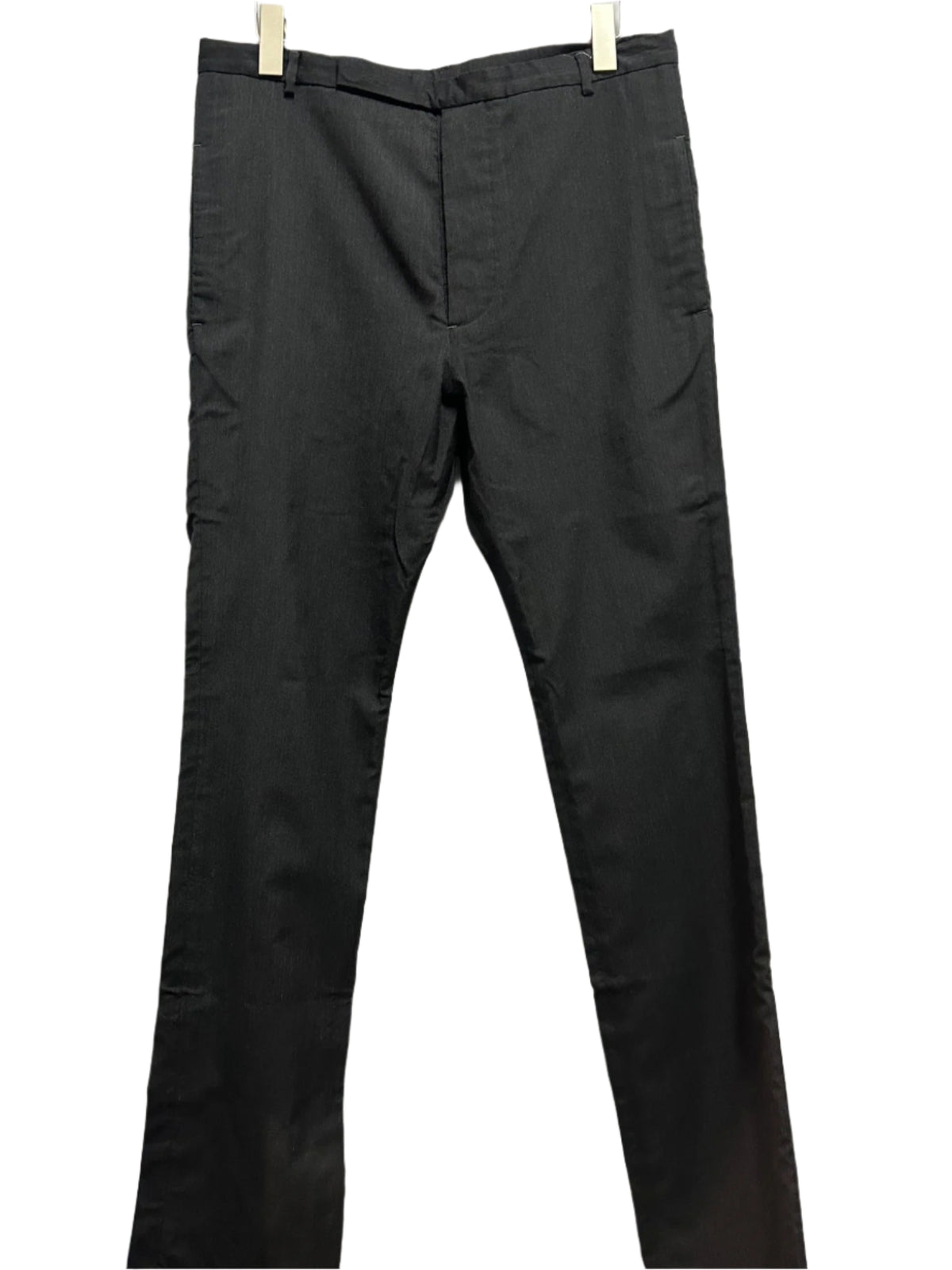 Dark Grey Silk Cotton Slim Pant – The Archive