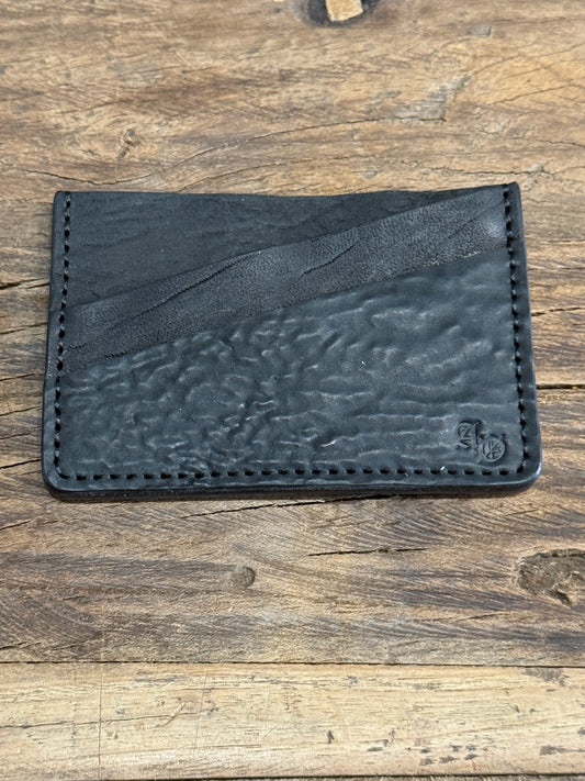 Black Culatta Horse Leather Card Holder