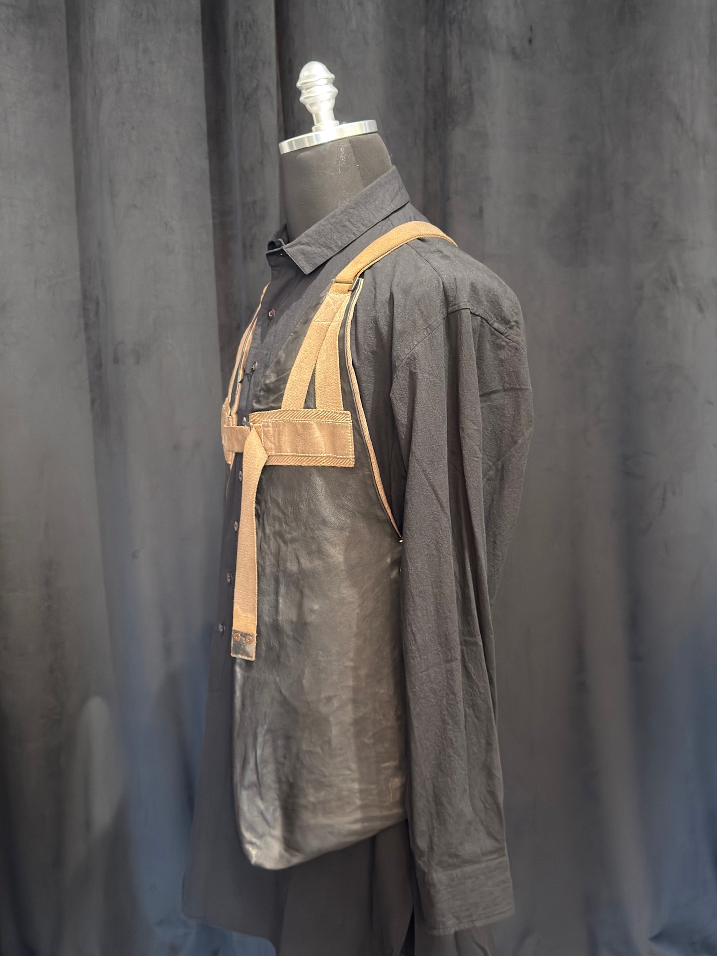 Carbon Grey Kangaroo Leather Vestbag 2.1