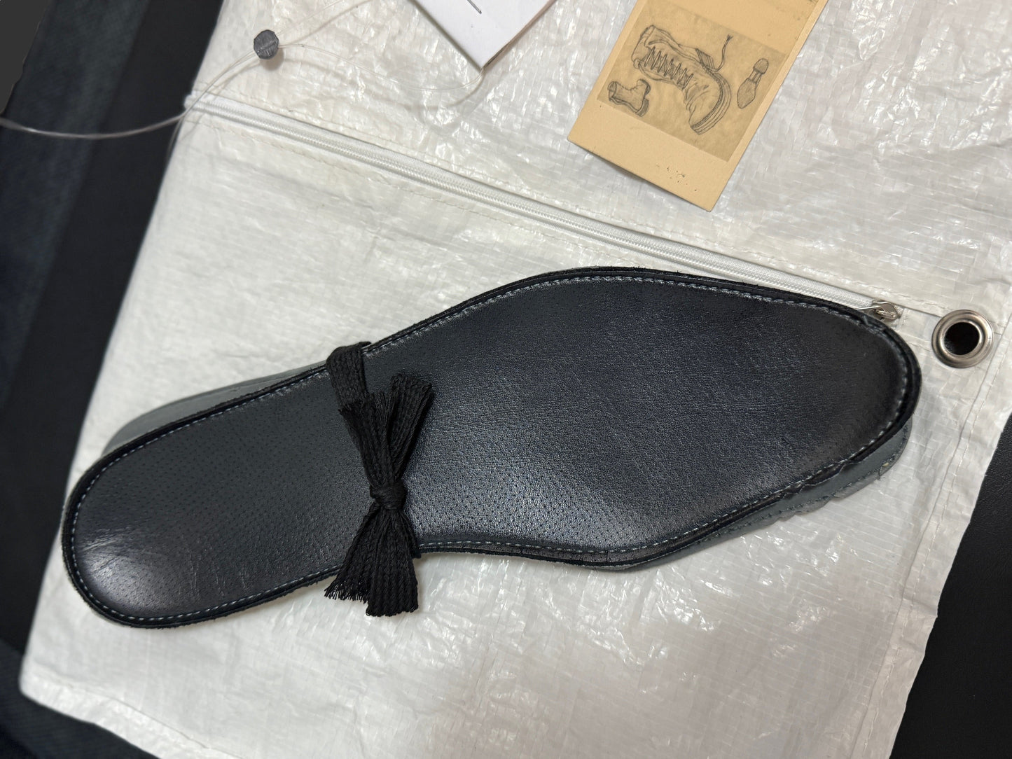 Black Object Dyed Horse Leather Combat Boots by Carol Christian Poell