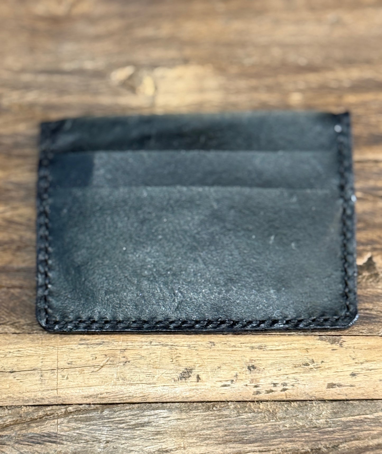 Translucent Leather Minimal Card Holder