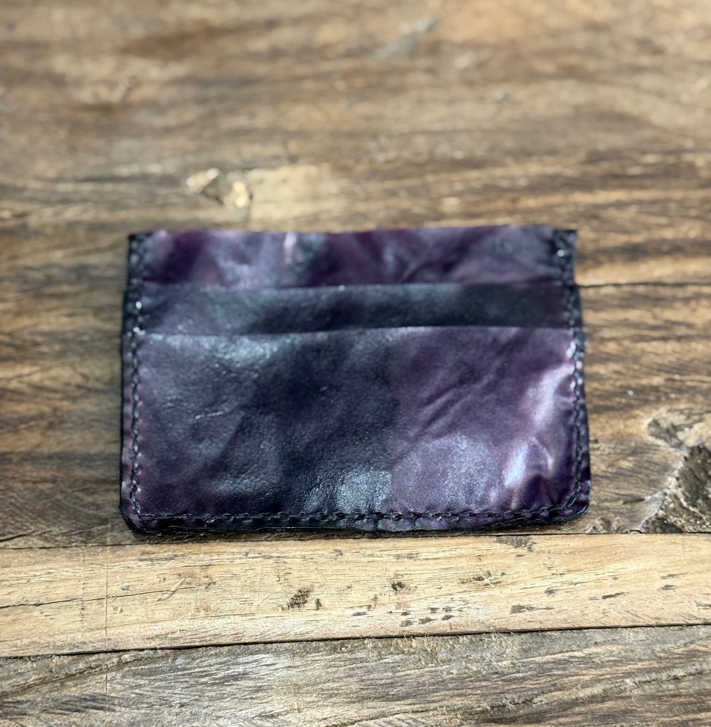 Translucent Leather Minimal Card Holder