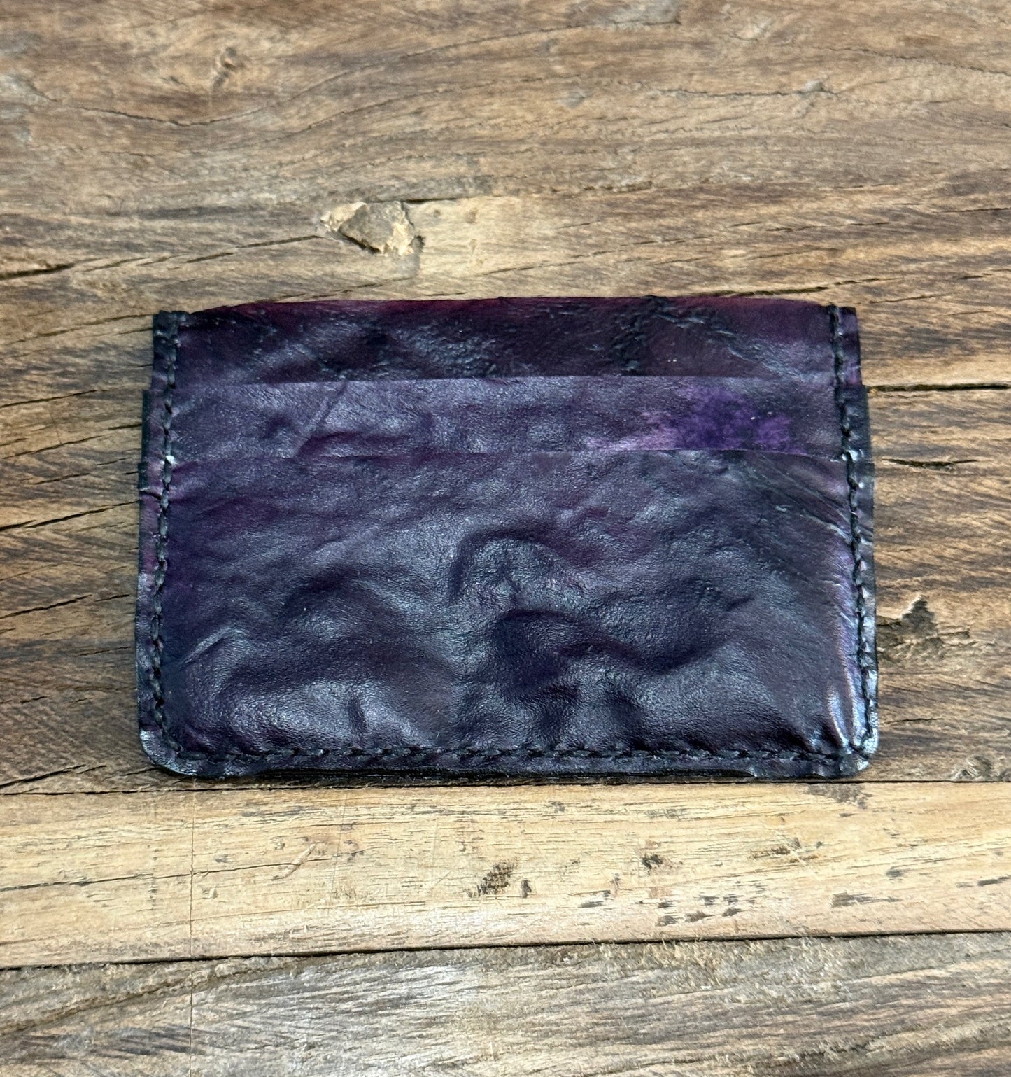 Translucent Leather Minimal Card Holder