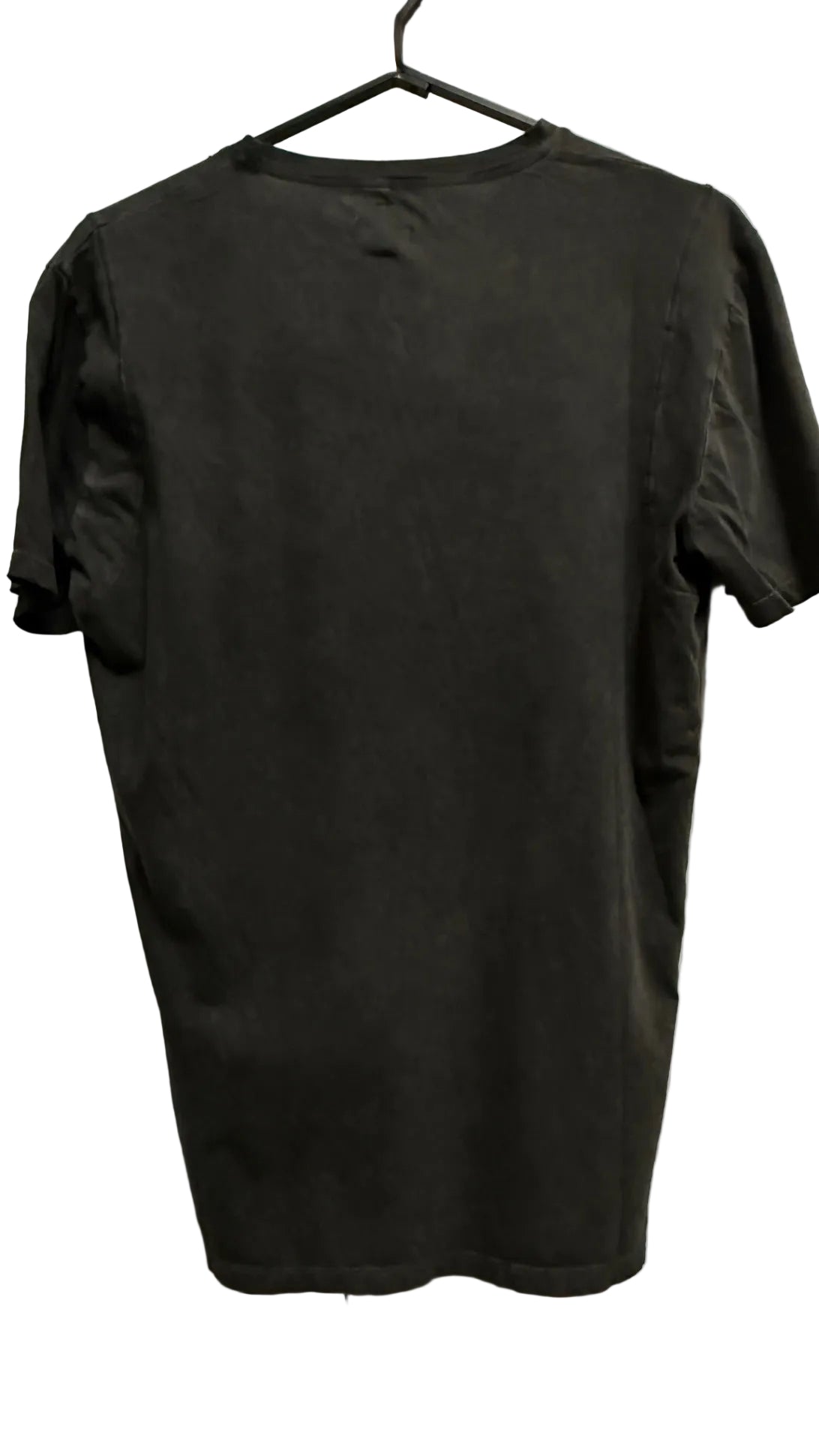 Anthracite Wash Embroidery on Neck SS T-shirt