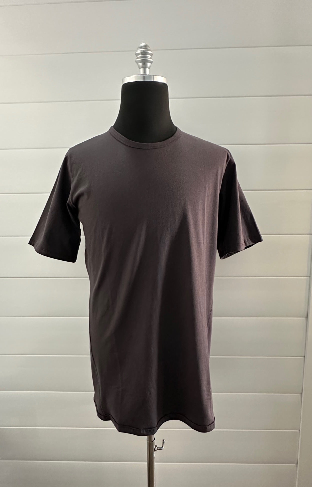 Charcoal Soft Cotton Jersey T-Shirt