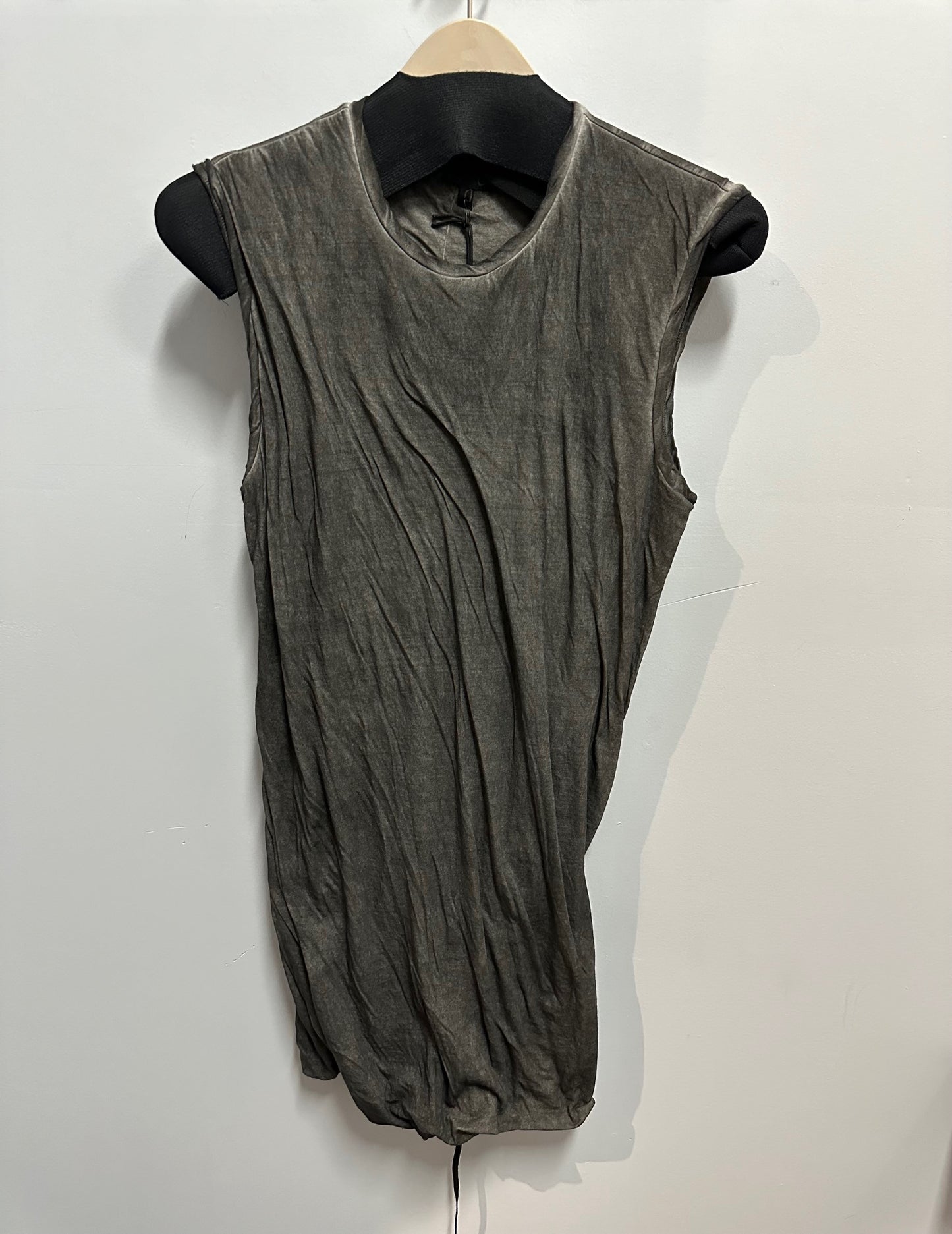 Anthracite Resin Double Layer Sleeveless T-Shirt