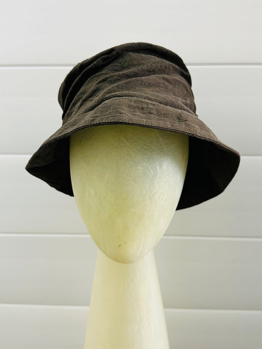 Khaki Twisted Derby Hat