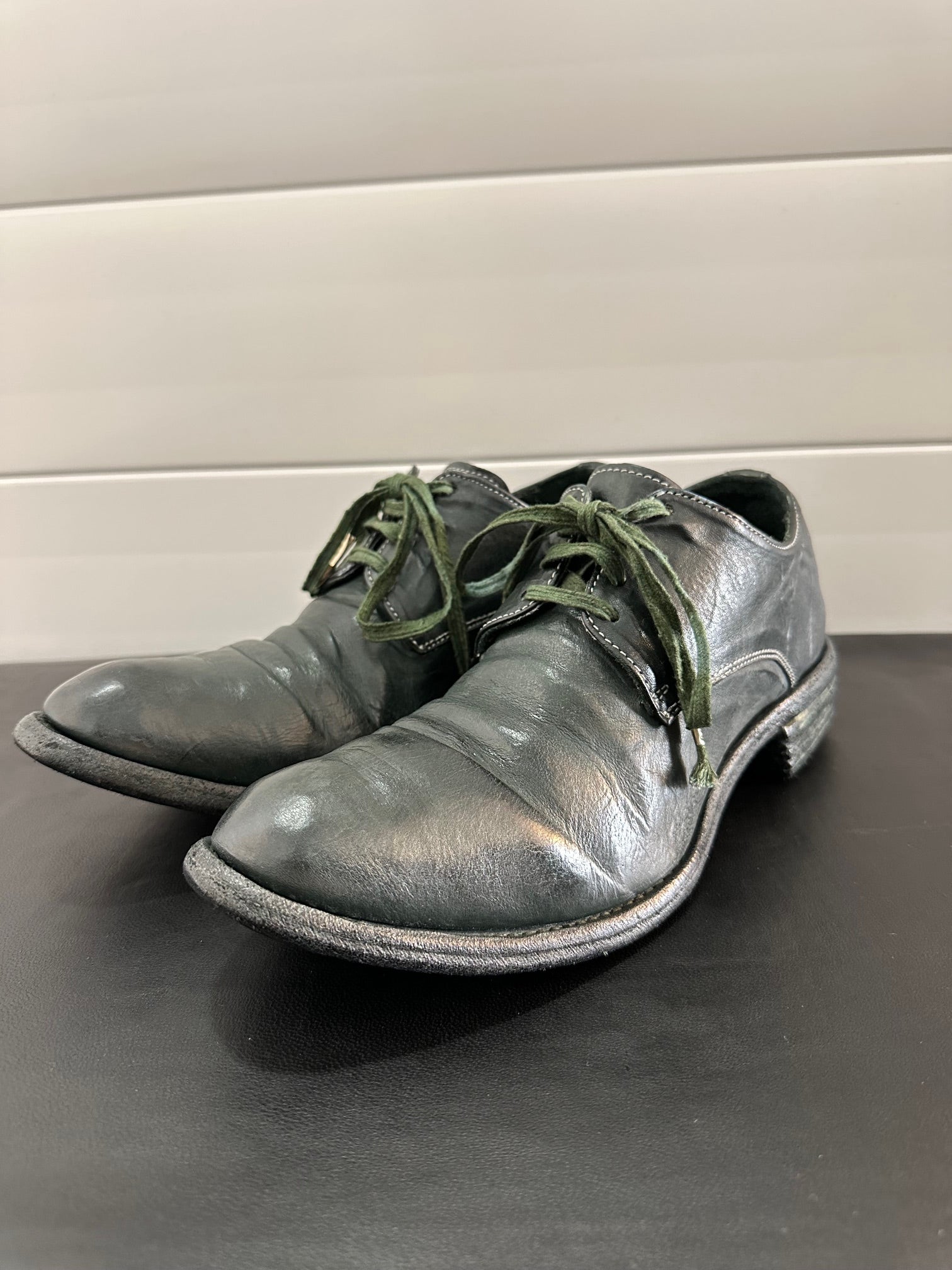 Dark Green Object Dyed Derbies AM2600L ROOMS-PTC12 by Carol Christian Poell