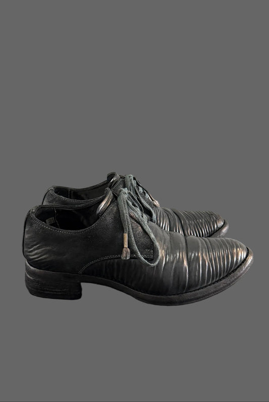 Black O.D. Lined Derbies AM/2600L CUBS-PTC/010 by Carol Christian Poell