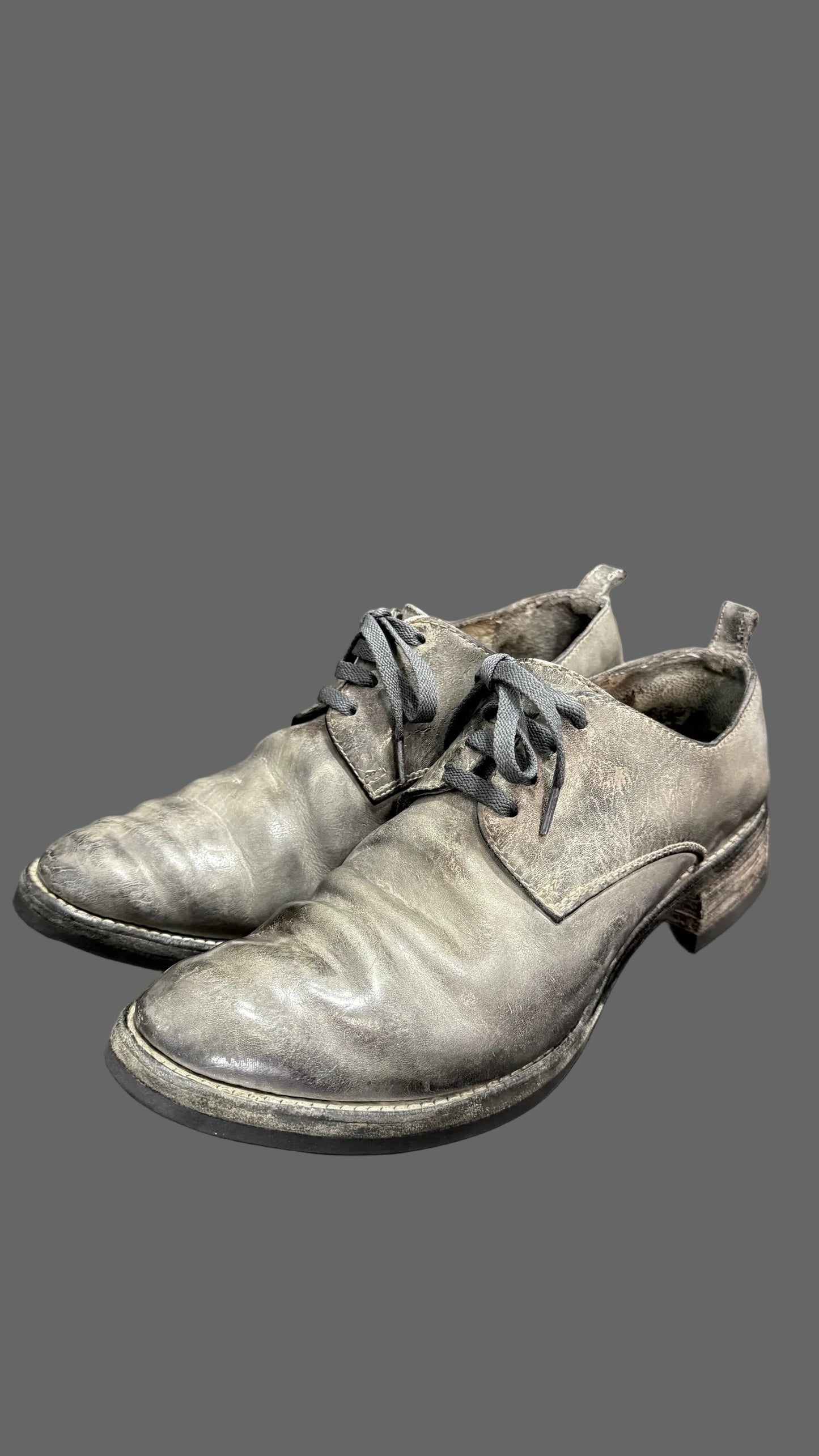 Grey O.D. Unlined Derbies AM/2600 CUL-PTC/08 by Carol Christian Poell