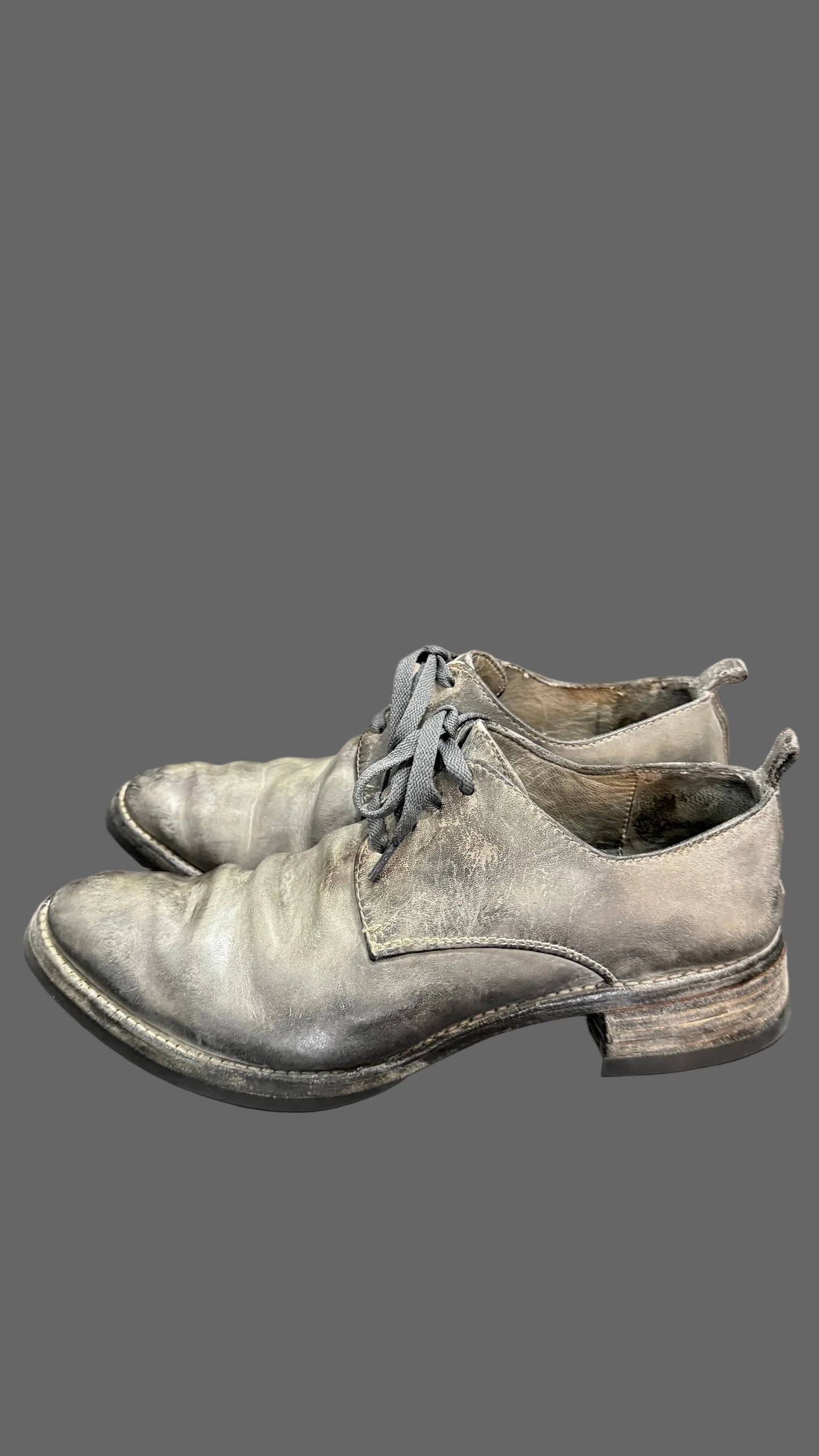 Grey O.D. Unlined Derbies AM/2600 CUL-PTC/08 by Carol Christian Poell