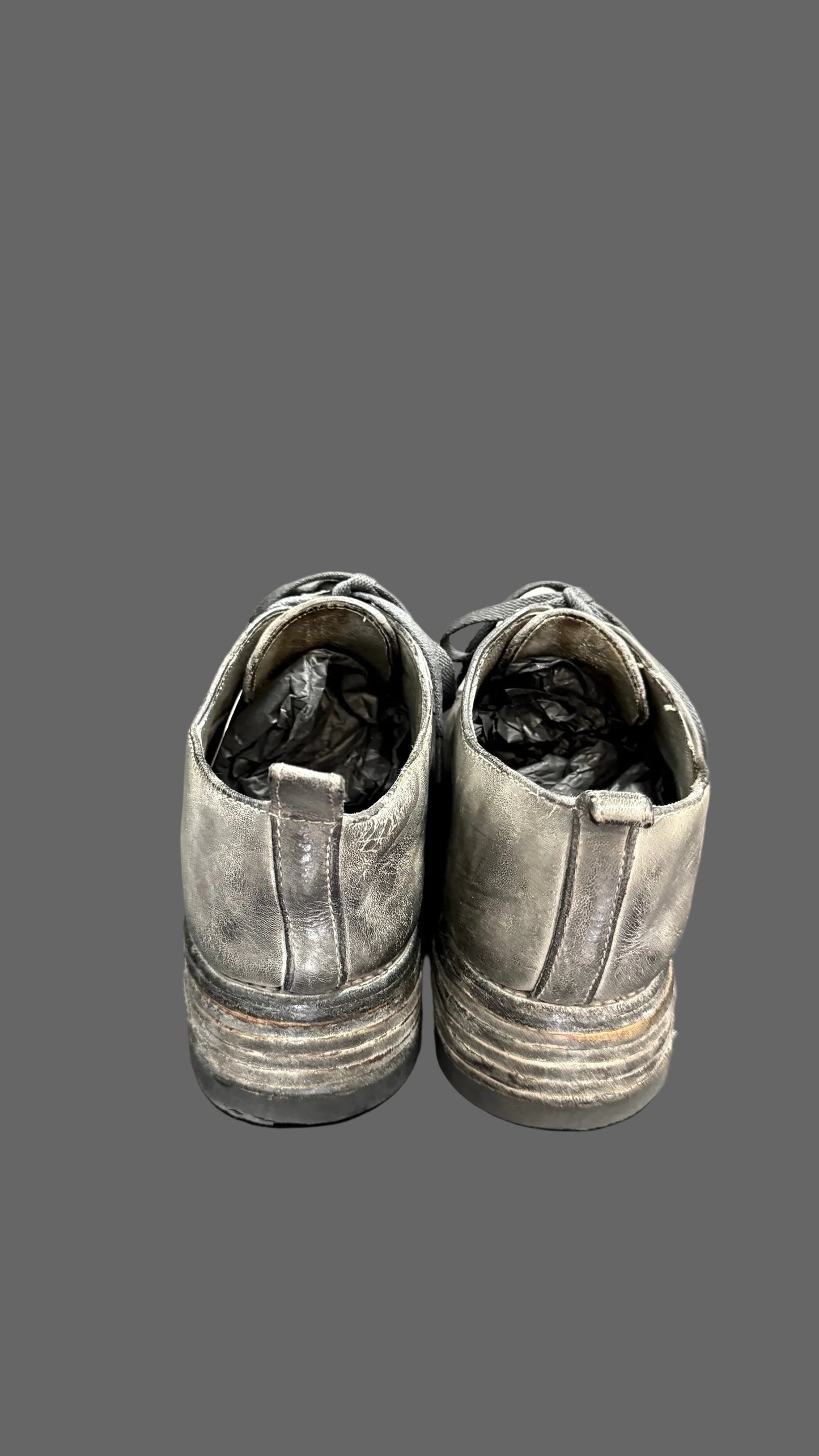 Grey O.D. Unlined Derbies AM/2600 CUL-PTC/08 by Carol Christian Poell