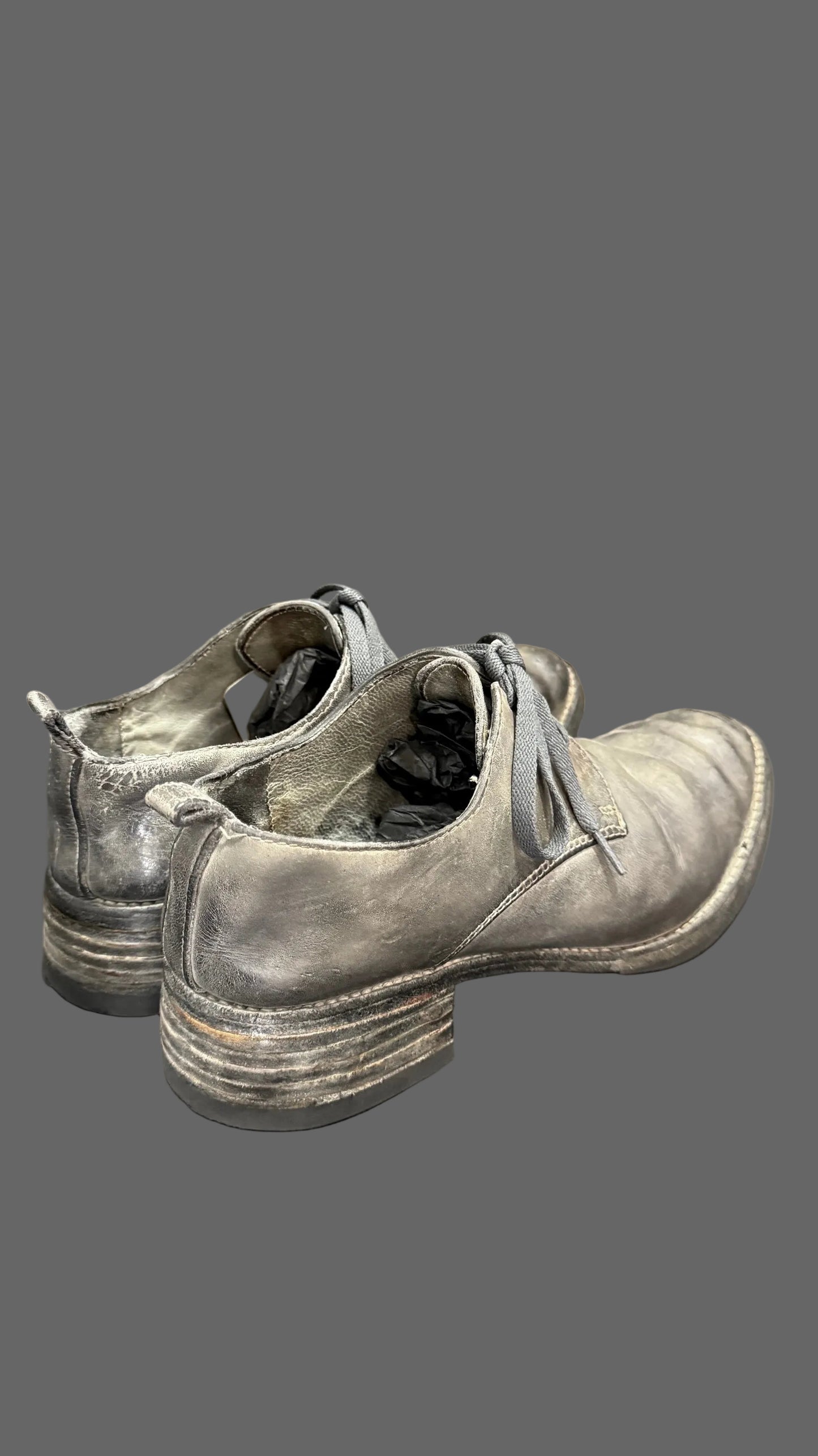 Grey O.D. Unlined Derbies AM/2600 CUL-PTC/08 by Carol Christian Poell
