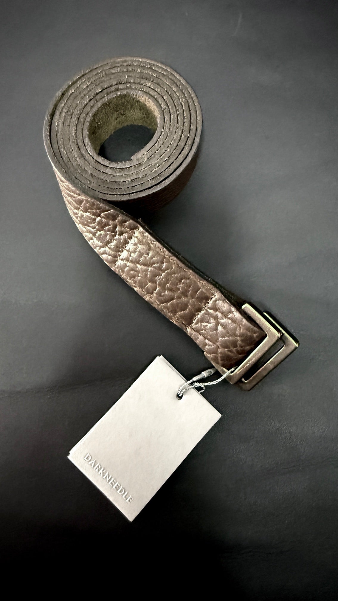 Shrunken Bison Leather ARO Belt