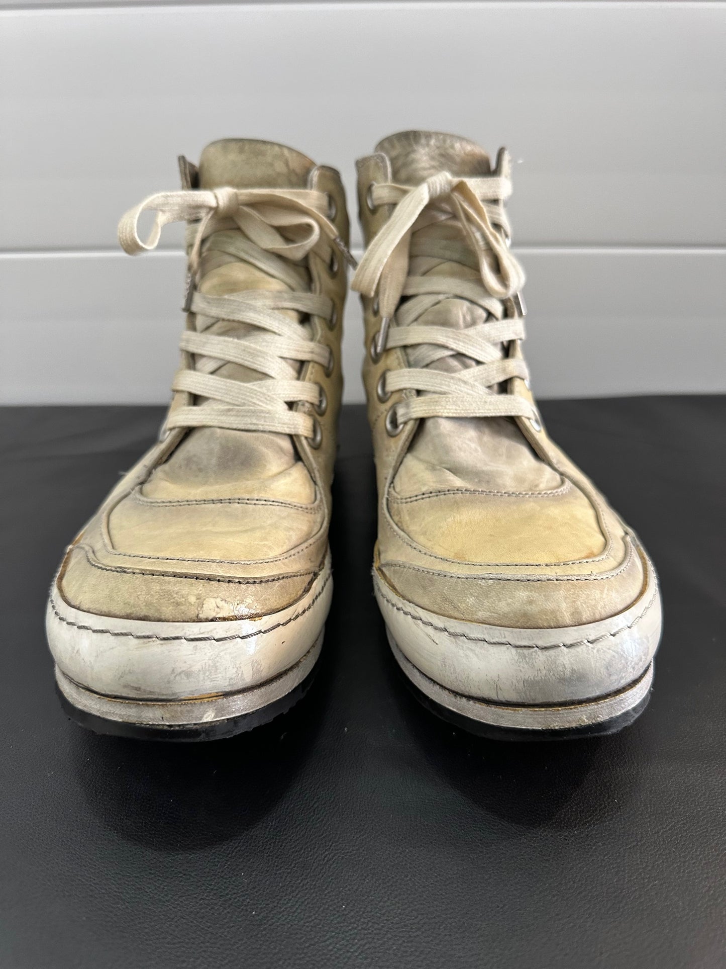 Dirty White Kangaroo Sneakers by A1923