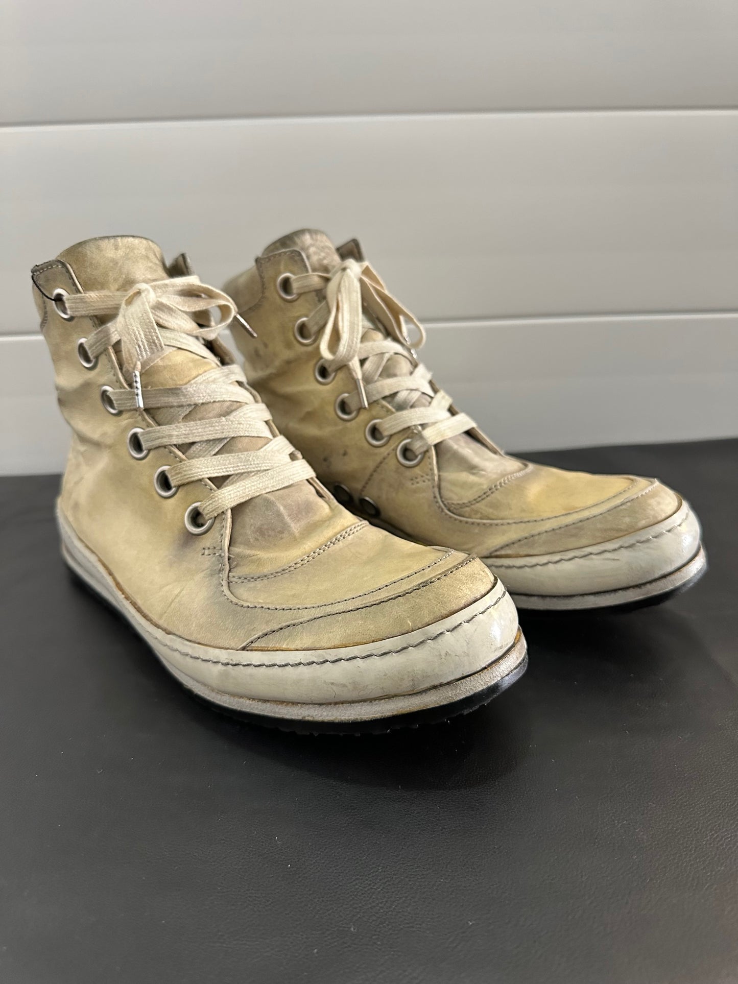 Dirty White Kangaroo Sneakers by A1923