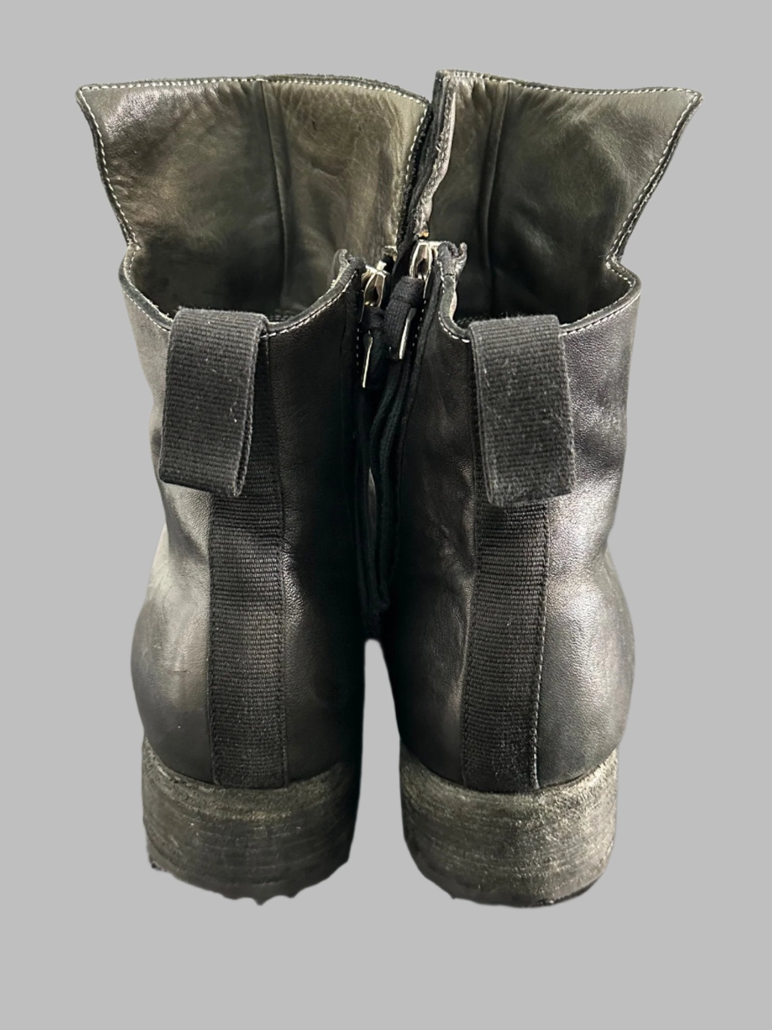 Black Side Zip Vegetable Object Dyed Horse Leather BOOT1 by Boris Bidj –  The Archive