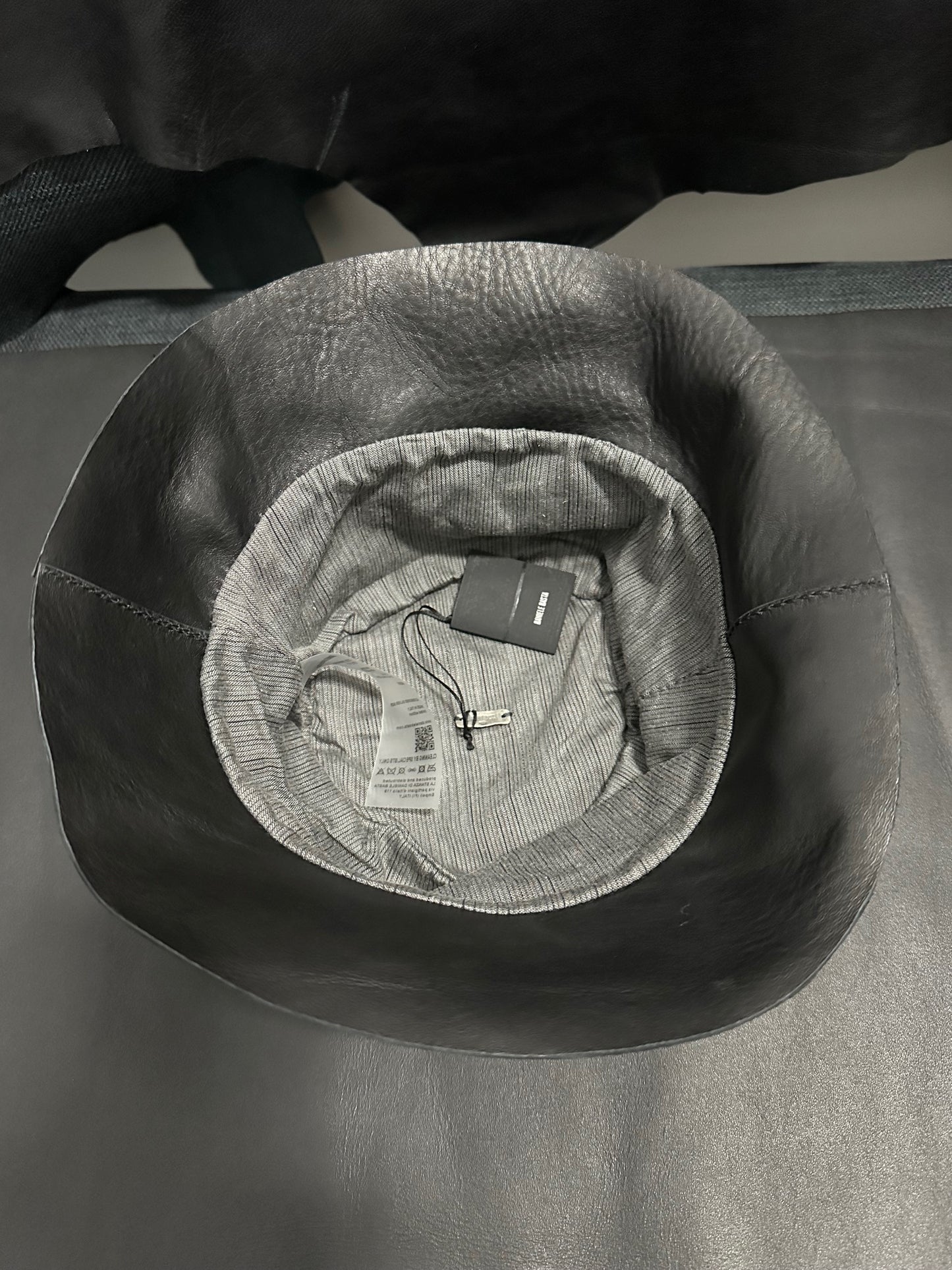 Black Horse Leather FLY Bucket Hat