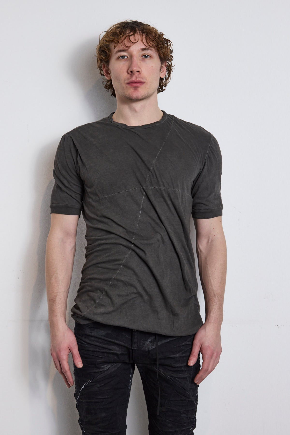 Gargoyle Grey Fade Double Layer T-shirt