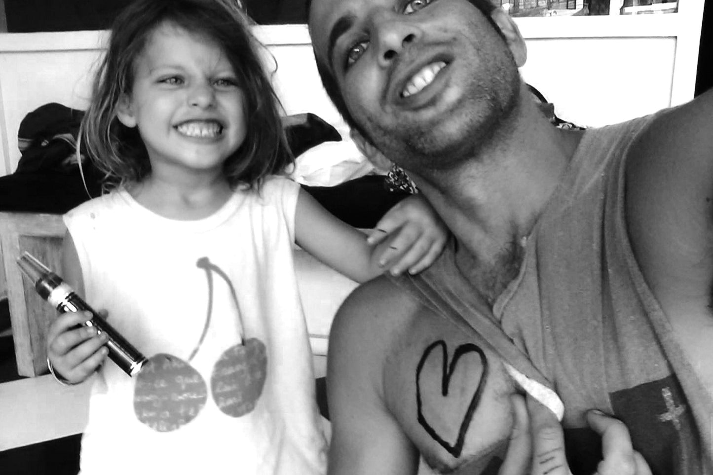 Jazz's Solid Heart Earring (Extra Small, 0.1 CT, Blue Diamond Slabs, KA+BDIA) Z2335-3-KA+BDIA