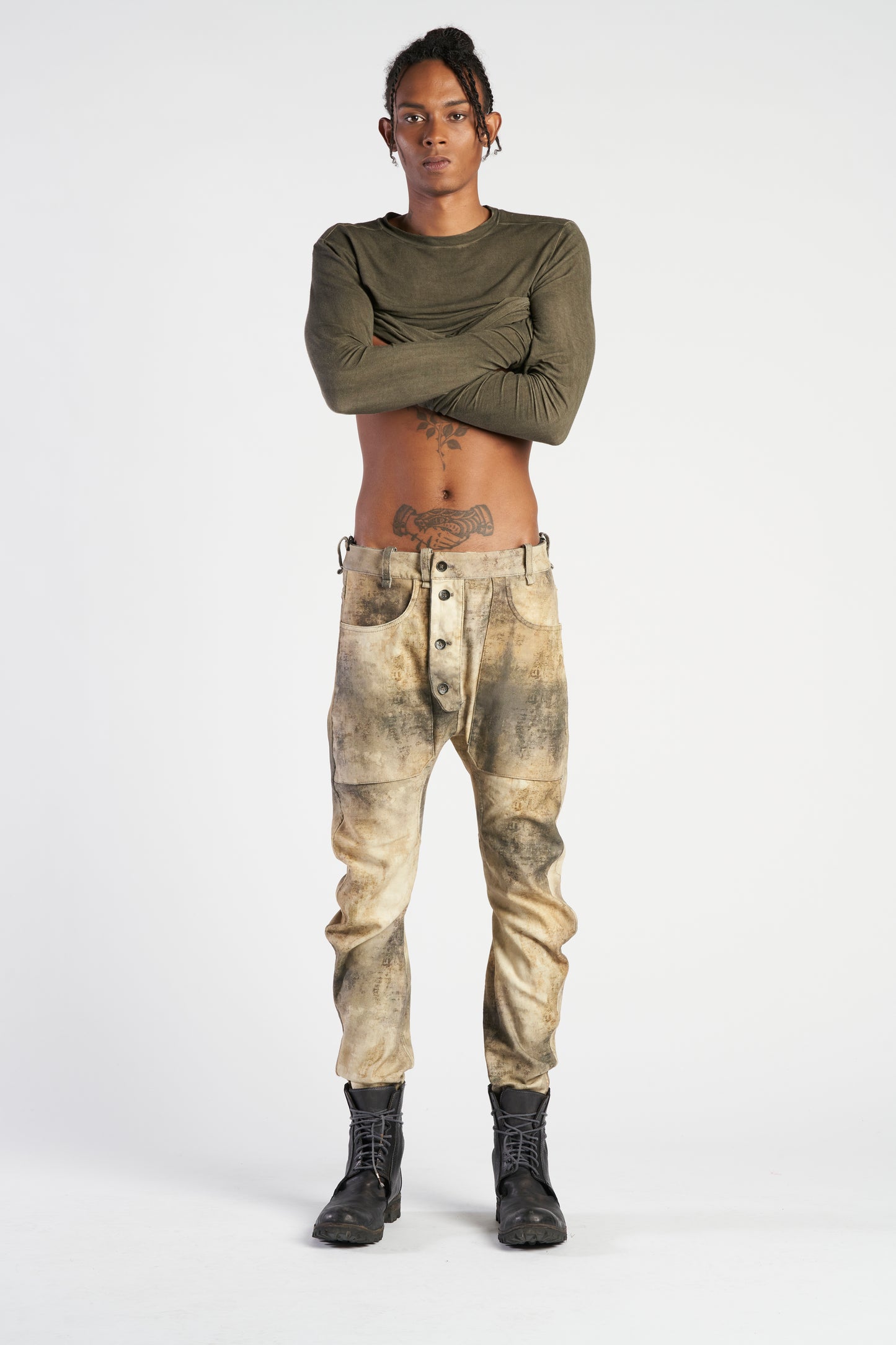 FOSSIL REVERSIBLE SLIM PANTS M3782