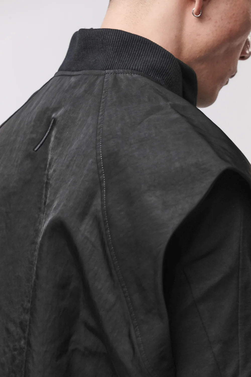 BLACK OVERSIZED VEST MJ90