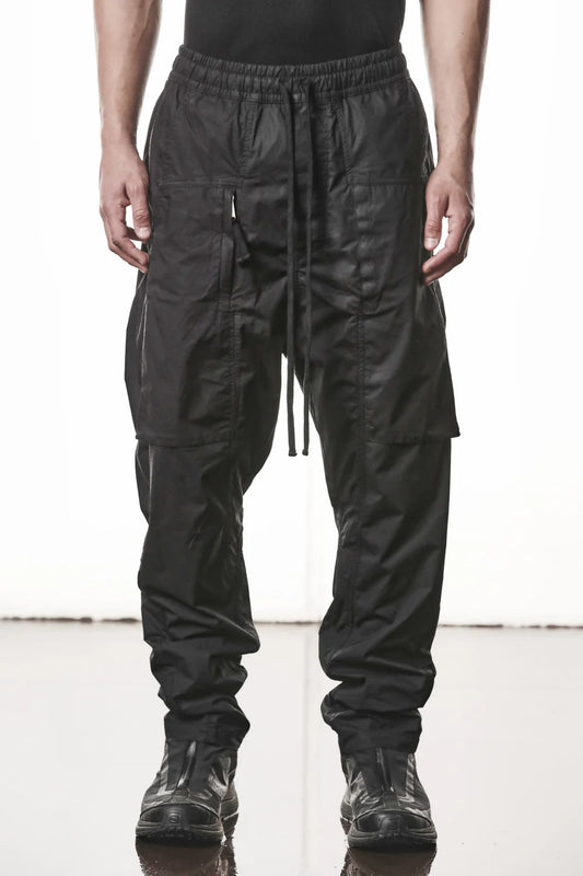 Black Stretch Low Crotch Trousers MP 34