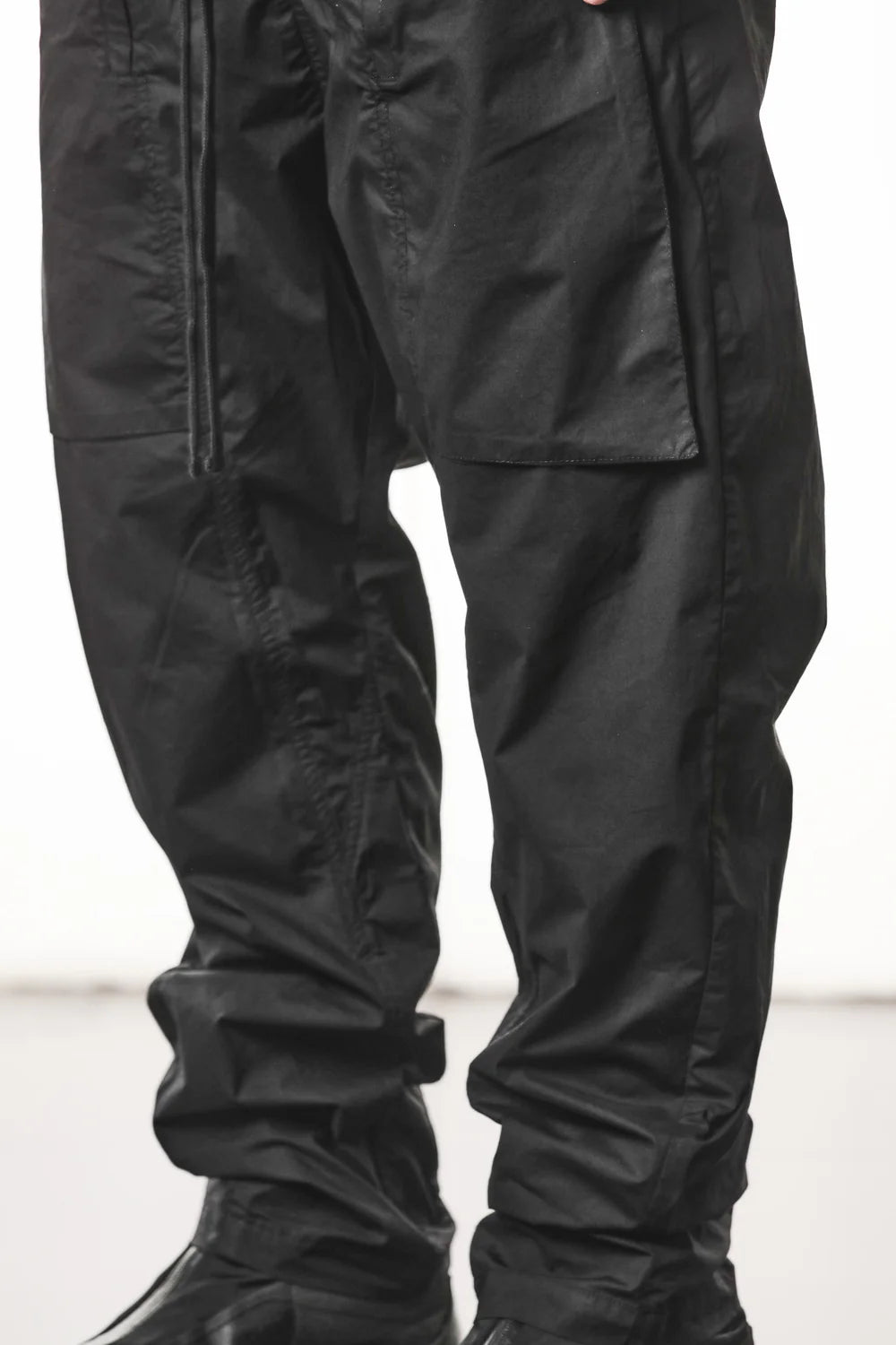 Black Stretch Low Crotch Trousers MP 34