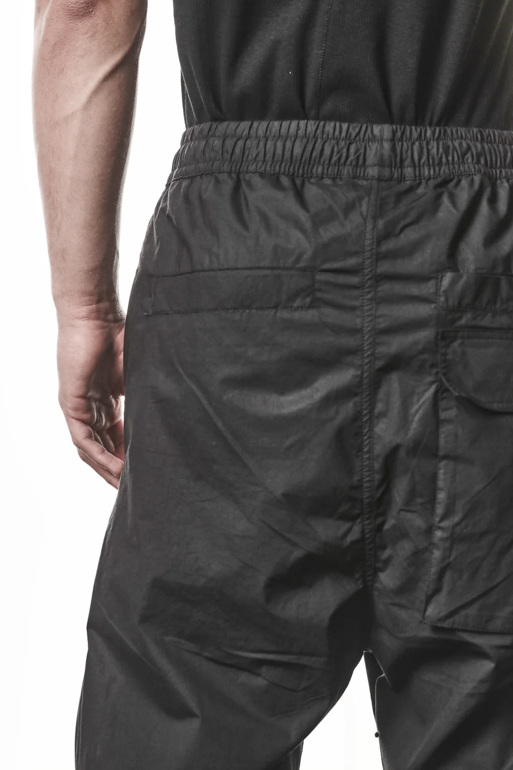 Black Stretch Low Crotch Trousers MP 34