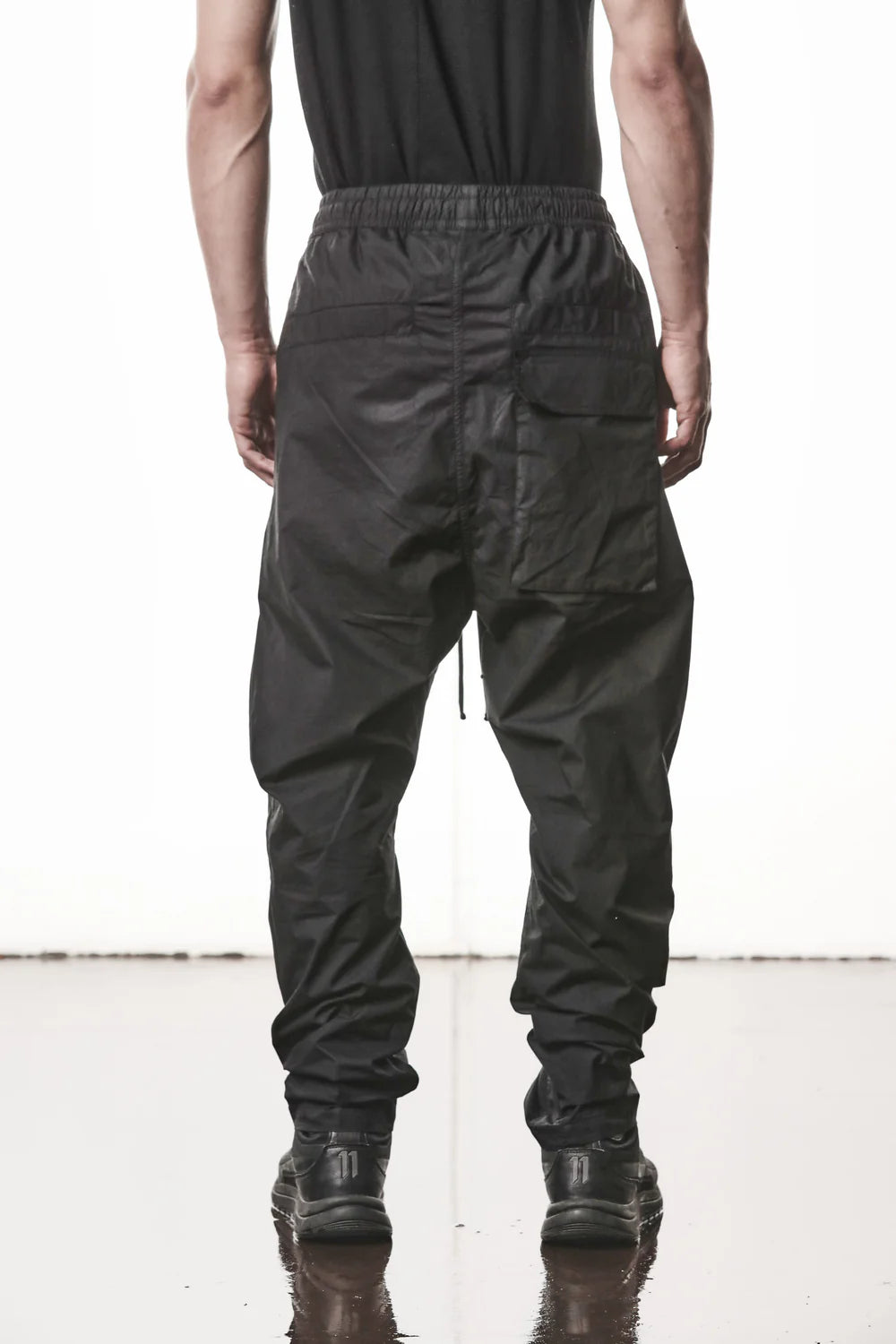 Black Stretch Low Crotch Trousers MP 34