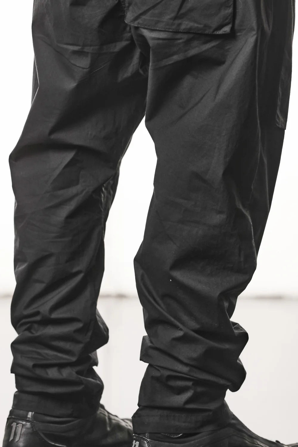 Black Stretch Low Crotch Trousers MP 34