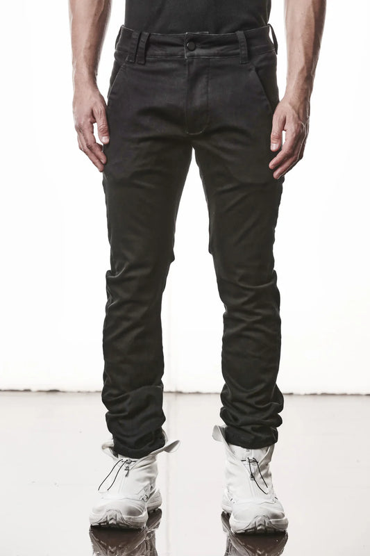 Black Slim Denim Trousers MT102