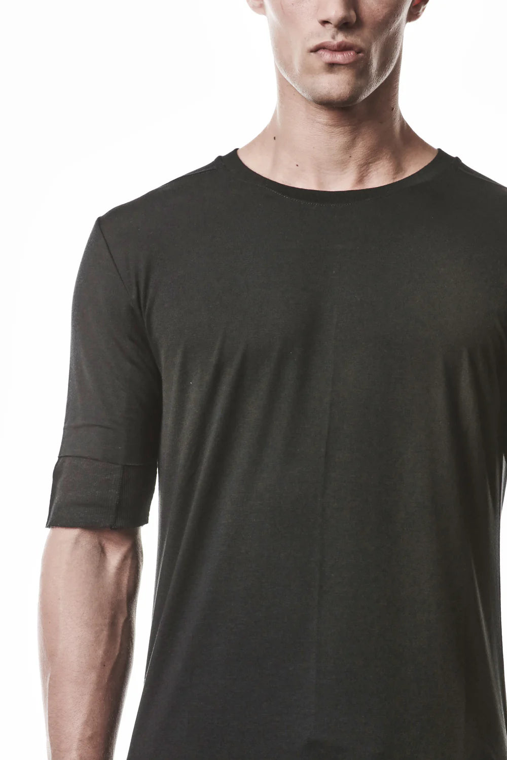 Black Round Neck Modal T-shirt MTS 940
