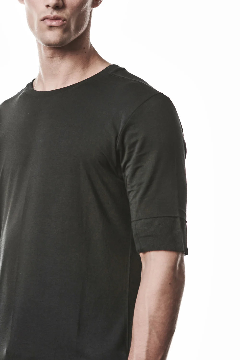 Black Round Neck Modal T-shirt MTS 940