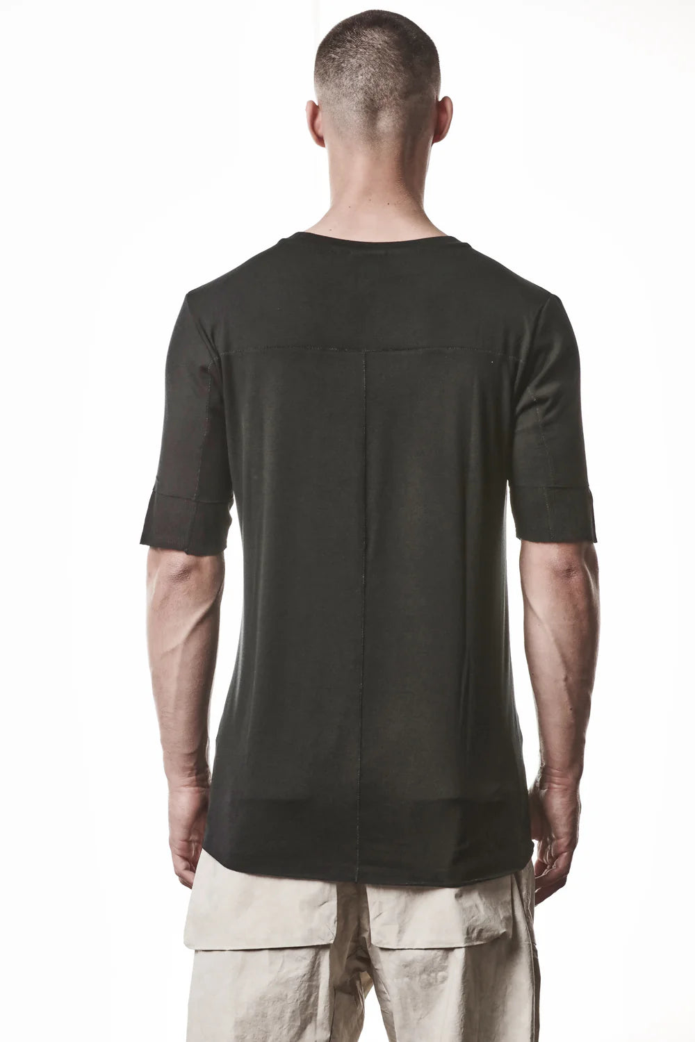Black Round Neck Modal T-shirt MTS 940