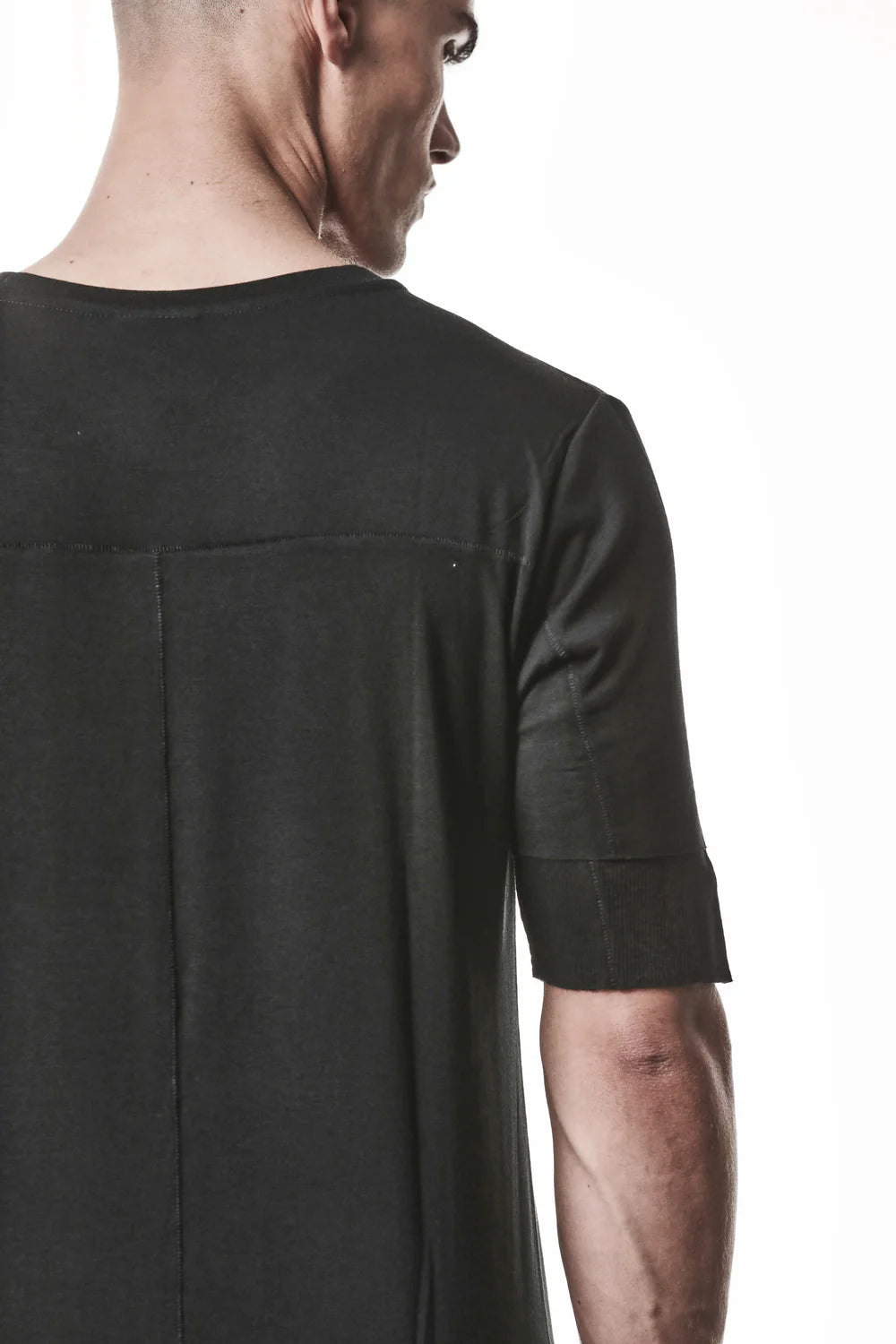 Black Round Neck Modal T-shirt MTS 940