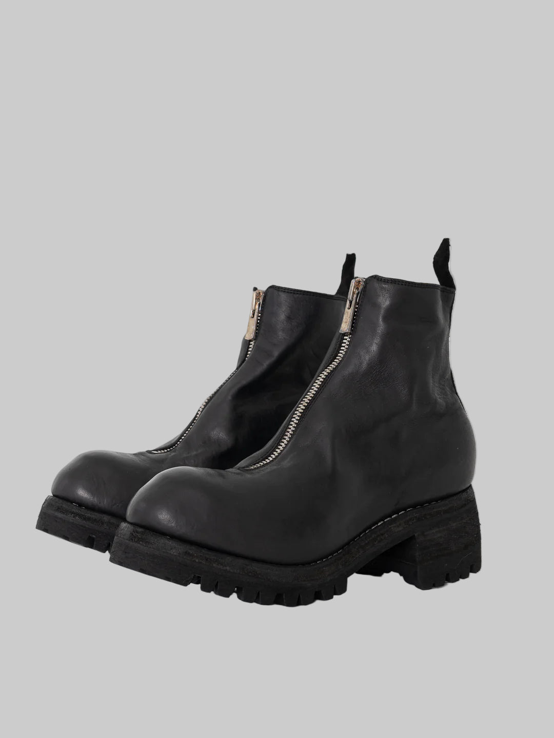 Black Front Zip Boots PL1V – The Archive Black Front Zip Boots PL1V – The Archive