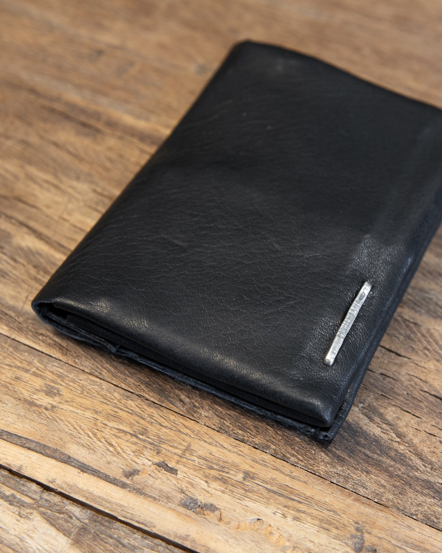 Black Bull Leather Piccolo Card Wallet