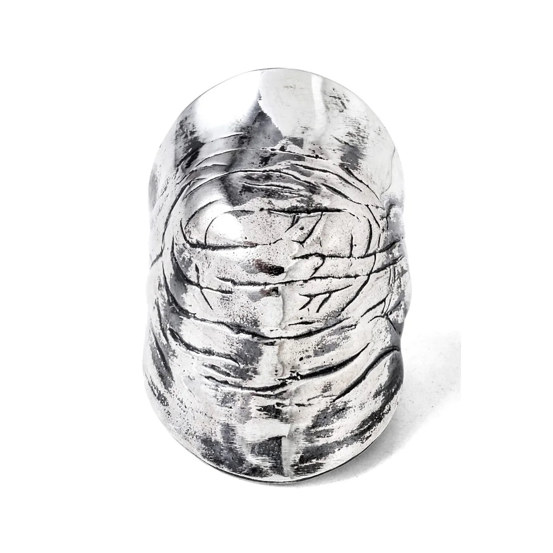 Sterling Silver Wrinkles Knuckle Finger Ring