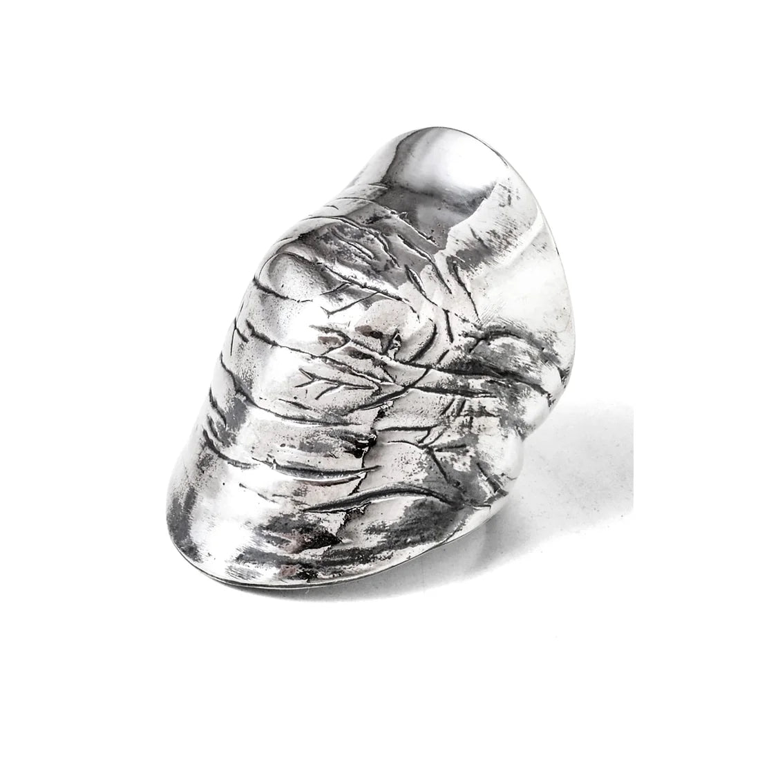 Sterling Silver Wrinkles Knuckle Finger Ring