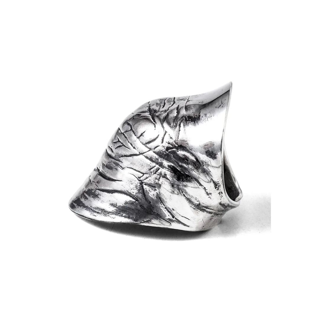 Sterling Silver Wrinkles Knuckle Finger Ring