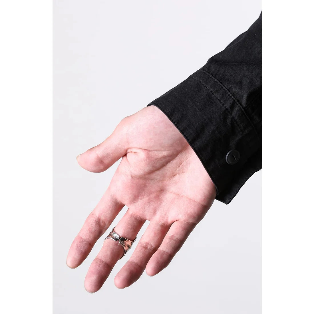 Sterling Silver Wrinkles Knuckle Finger Ring