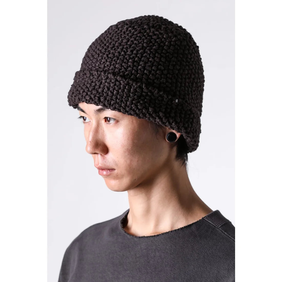 Slub Knit Yarn Beanie