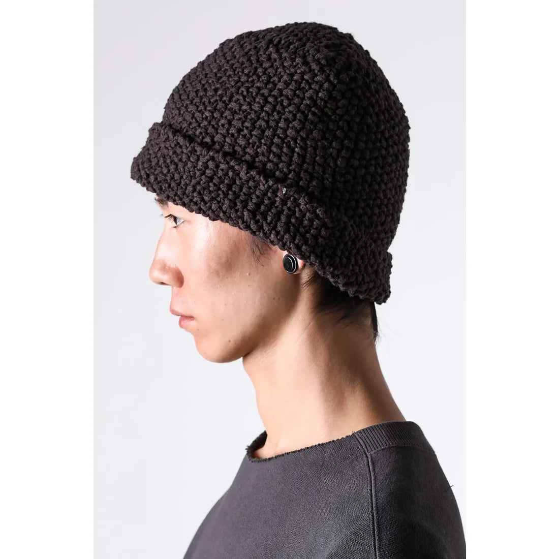 Slub Knit Yarn Beanie