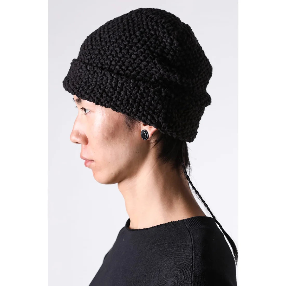 Slub Knit Yarn Beanie